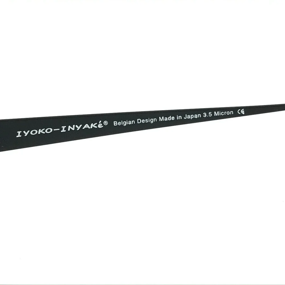 Iyoko-Inyake Eyeglasses Frames IY575 Col.161 Black Brown Rectangular 42-23-140